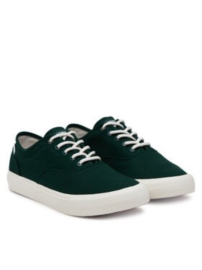 Tommy Hilfiger Tenisówki Th Hi Vulc Low Oxford Twill FM0FM05400 Zielony