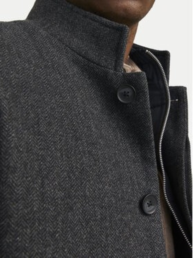 Jack & Jones Płaszcz wełniany Harrison 12258674 Szary Regular Fit