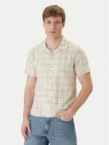 Guess Koszula M6GH46 W1754 Beżowy Regular Fit