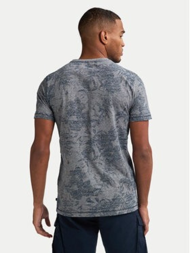 Petrol Industries T-Shirt M-1050-TSR650 Granatowy Regular Fit