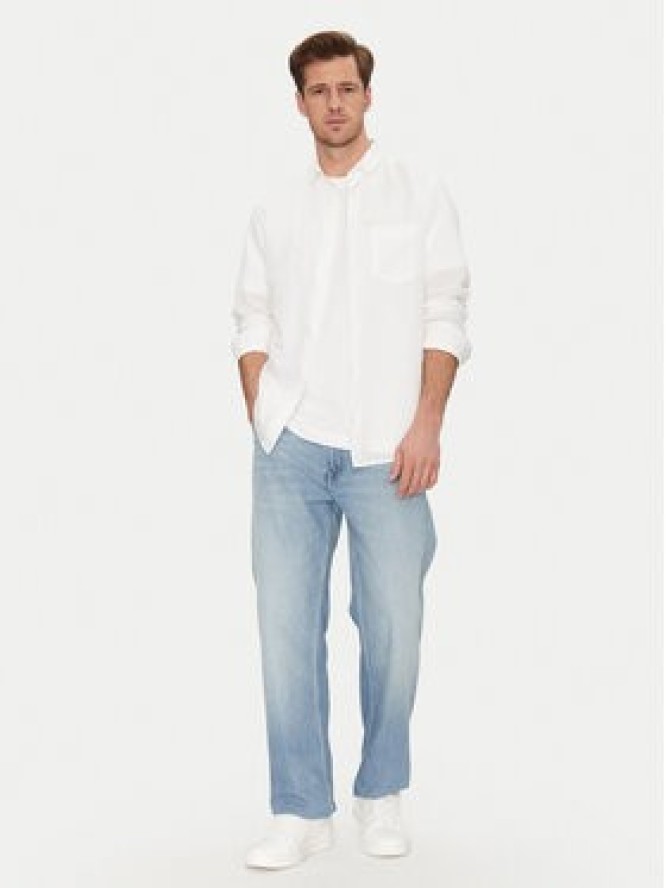 Calvin Klein Koszula K10K114488 Biały Regular Fit