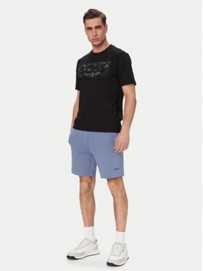 BOSS Szorty sportowe Jt Globe Short 50558970 Niebieski jasny Regular Fit