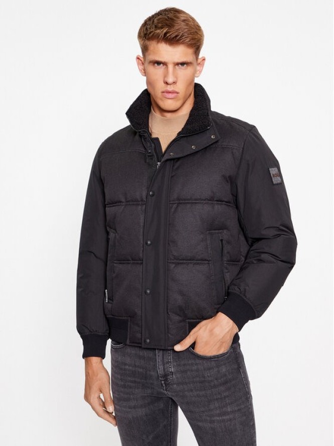 BOSS Kurtka zimowa Oglitch 50504445 Czarny Relaxed Fit