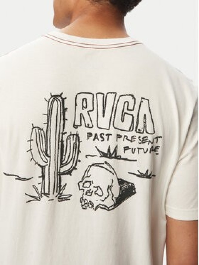 RVCA T-Shirt Deth Valley 23A351532 Biały Regular Fit