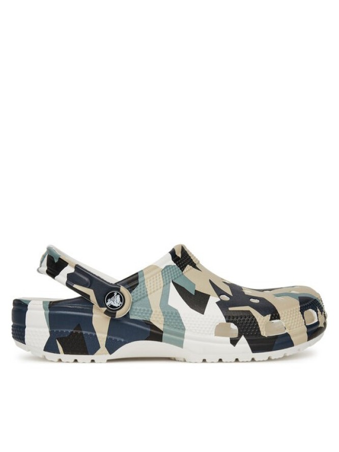 Crocs Klapki Geo Camo Clog 211009 Kolorowy