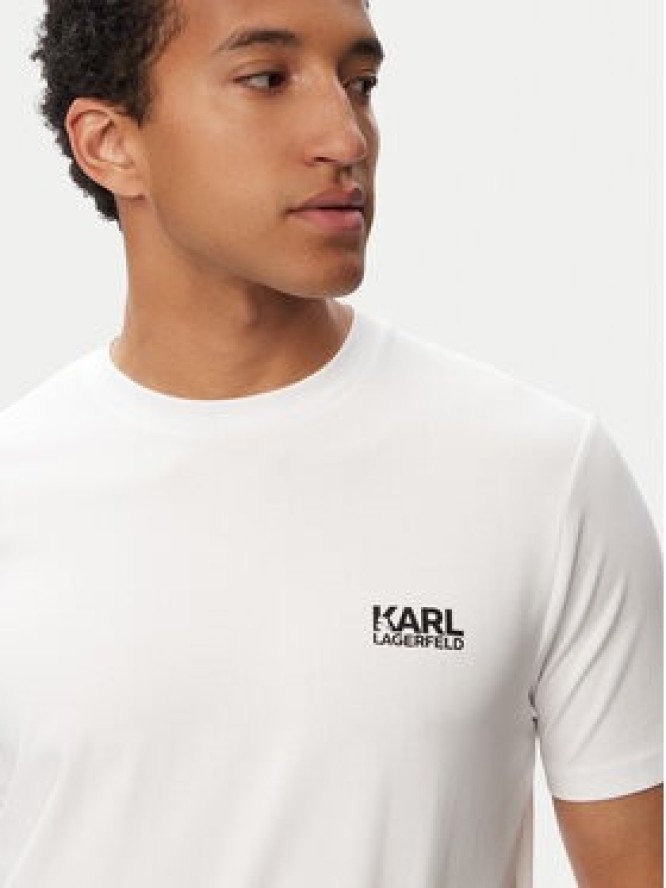 KARL LAGERFELD T-Shirt 755781 563235 Biały Regular Fit