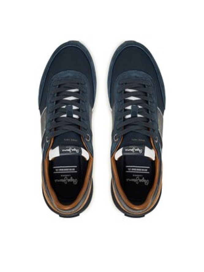 Pepe Jeans Sneakersy Buster Serie M PMS600008 Granatowy