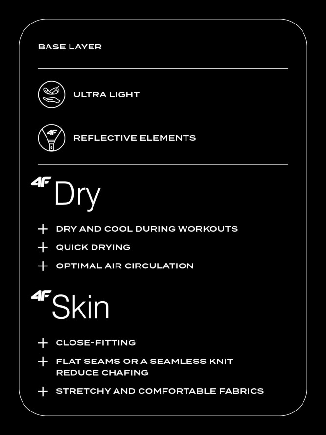 4F Koszulka bezszwowa do biegania w terenie męska - zielona S/M