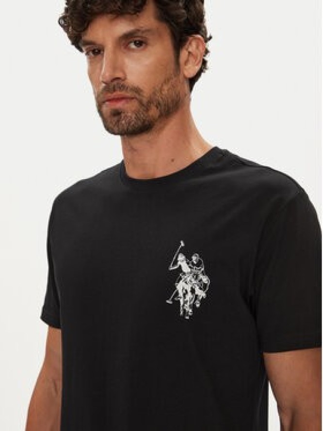 U.S. Polo Assn. T-Shirt MUP4367 Czarny Regular Fit