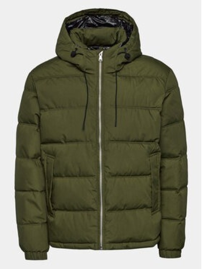 Sisley Kurtka zimowa 23VFSN02J Zielony Regular Fit