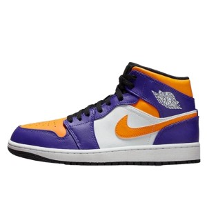 Buty do chodzenia męskie Nike Air Jordan 1 los angeles lakers