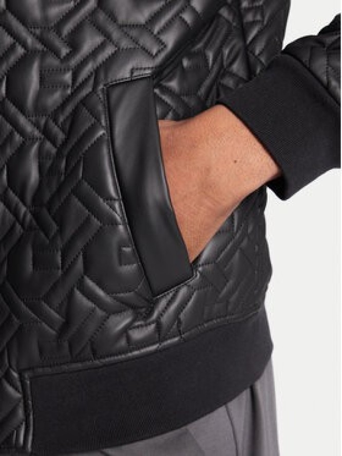 Guess Kurtka z imitacji skóry M5BL2E W1050 Czarny Regular Fit