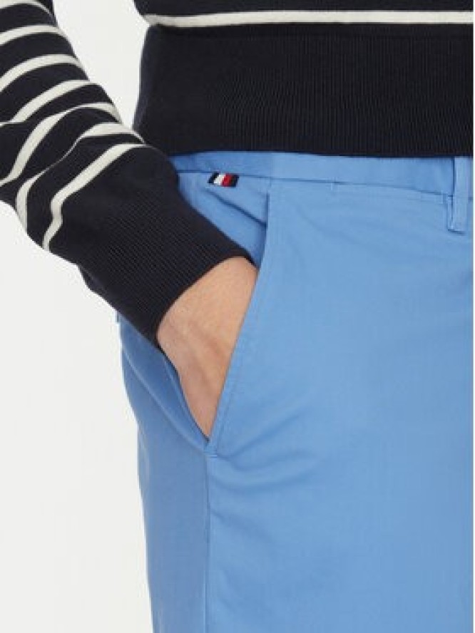 Tommy Hilfiger Szorty materiałowe Harlem MW0MW23568 Błękitny Regular Fit