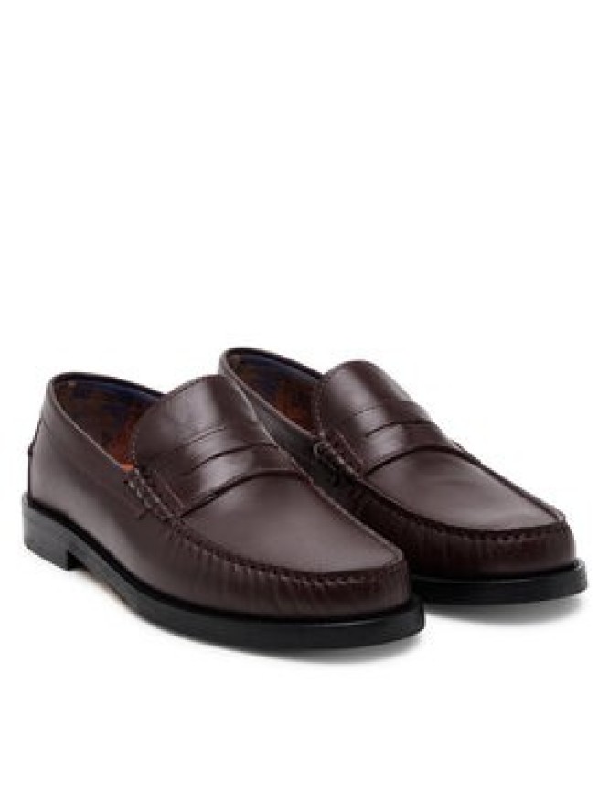 Naked Wolfe Mokasyny Riviera Bordowy