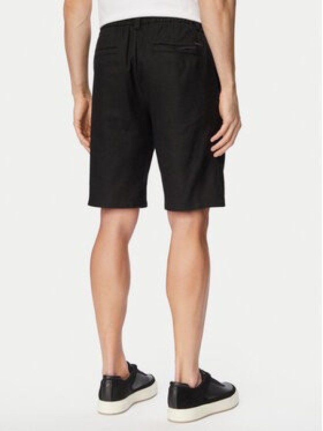 BOSS Szorty materiałowe 50559178 Czarny Regular Fit