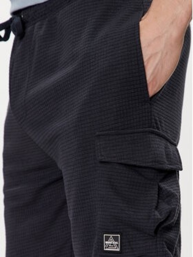 Brave Soul Szorty sportowe MSRT-516FALCO Granatowy Slim Fit