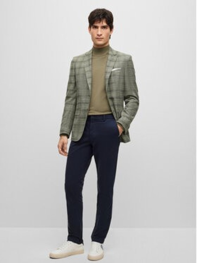 Boss Chinosy Kaito1 50487966 Granatowy Slim Fit