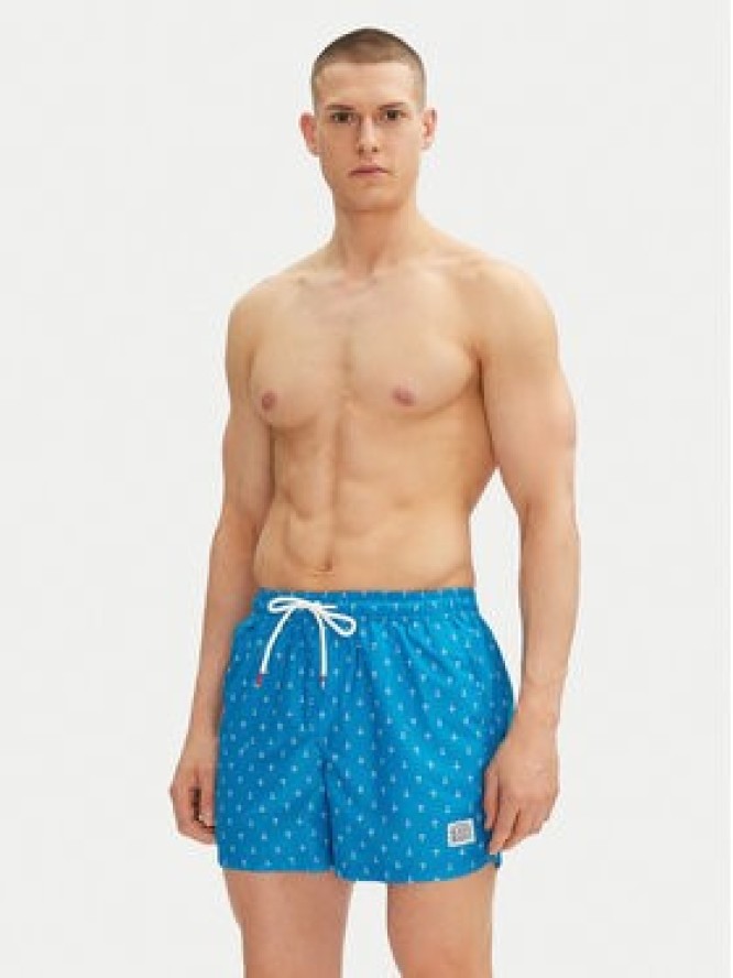 Henderson Szorty kąpielowe Rook 42615 Niebieski Regular Fit