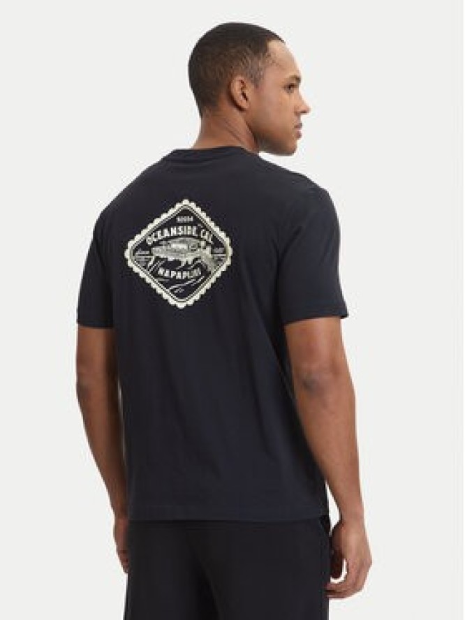 Napapijri T-Shirt S-Flint NP0A4FZZ Czarny Regular Fit