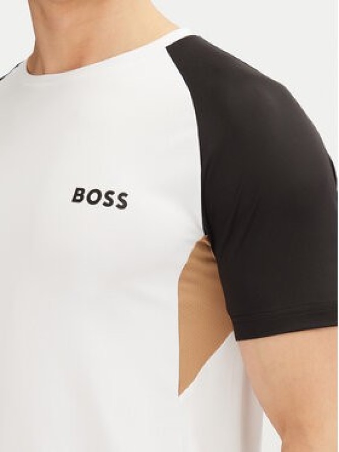 BOSS T-Shirt 50539114 Biały Slim Fit