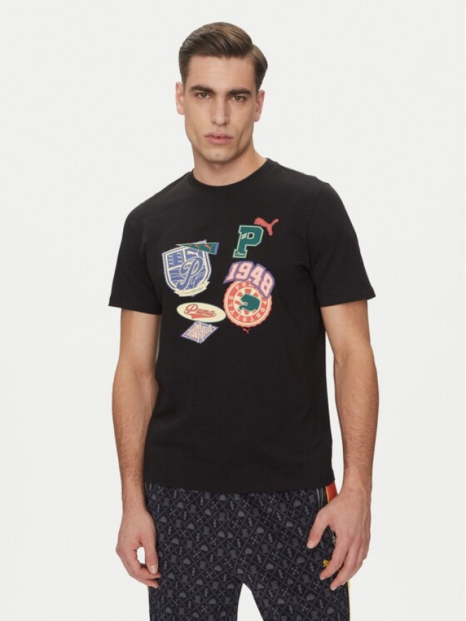 Puma T-Shirt Sports Legacy 629627 Czarny Regular Fit