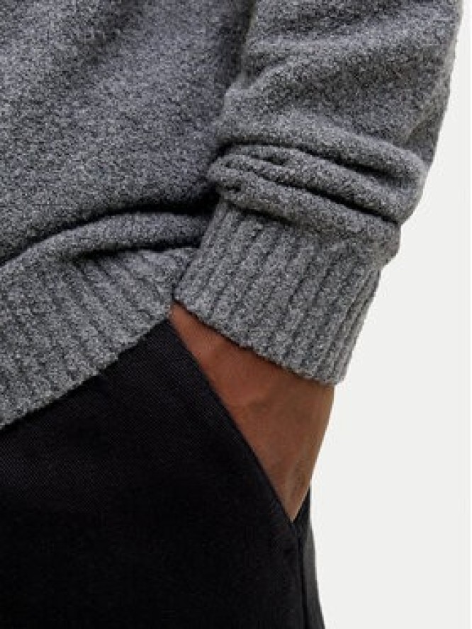 Jack & Jones Sweter Maverick 12286144 Szary Regular Fit