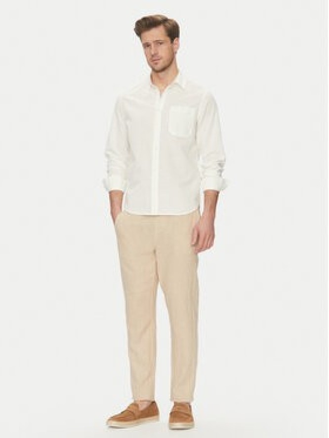 Blend Koszula 20718400 Biały Regular Fit