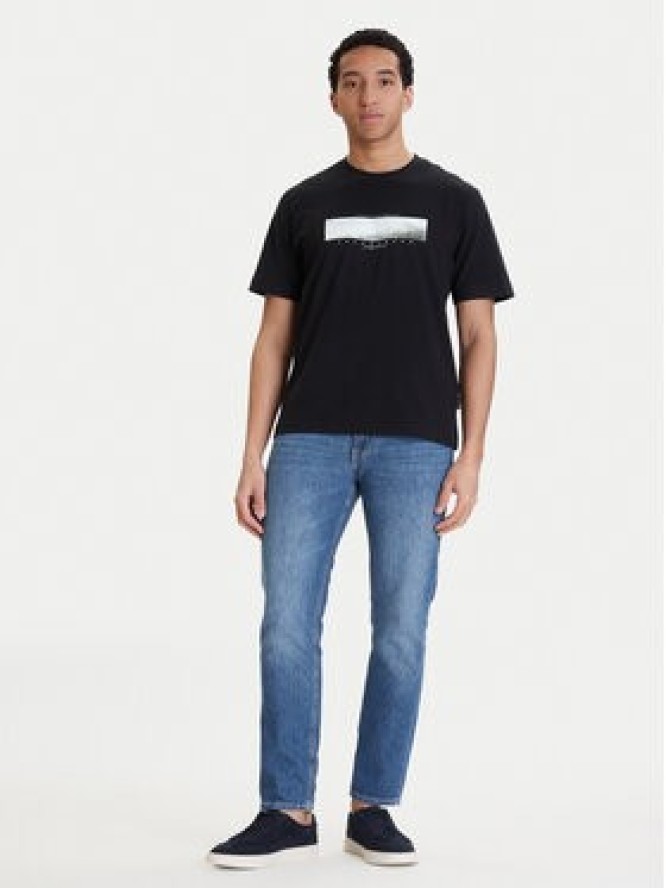 Jack & Jones T-Shirt Fusion 12289870 Czarny Relaxed Fit