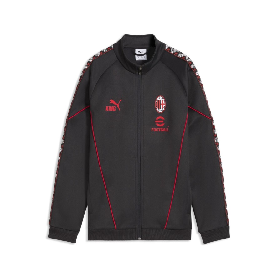 Młodzieżowa bluza dresowa o dopasowanym kroju AC Milan KING Anthem PUMA