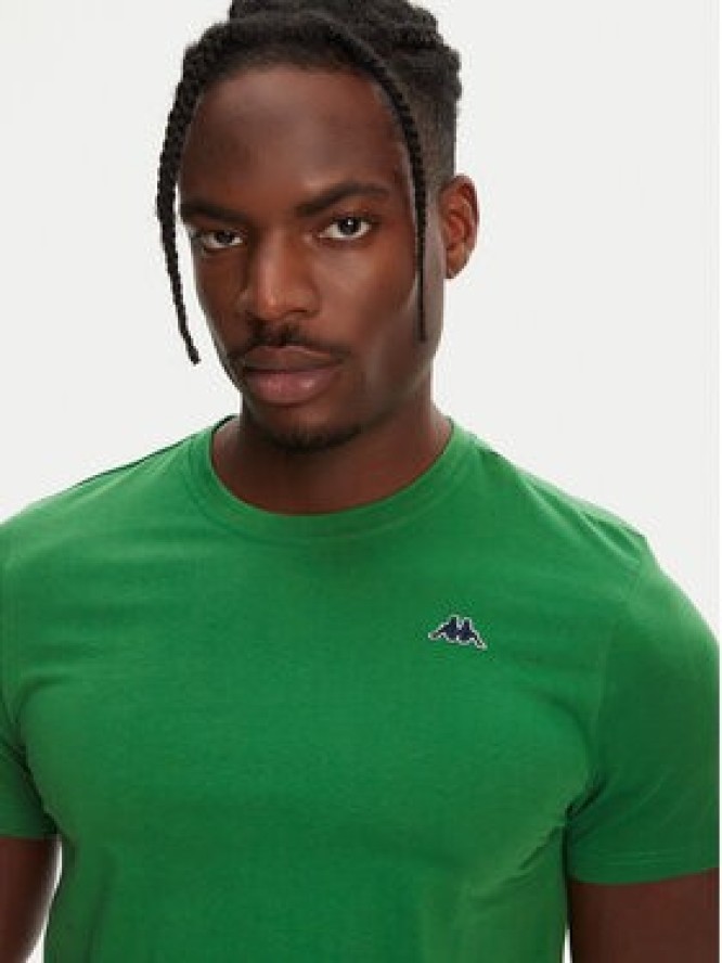 Robe di Kappa T-Shirt Luc 611187W Zielony Regular Fit