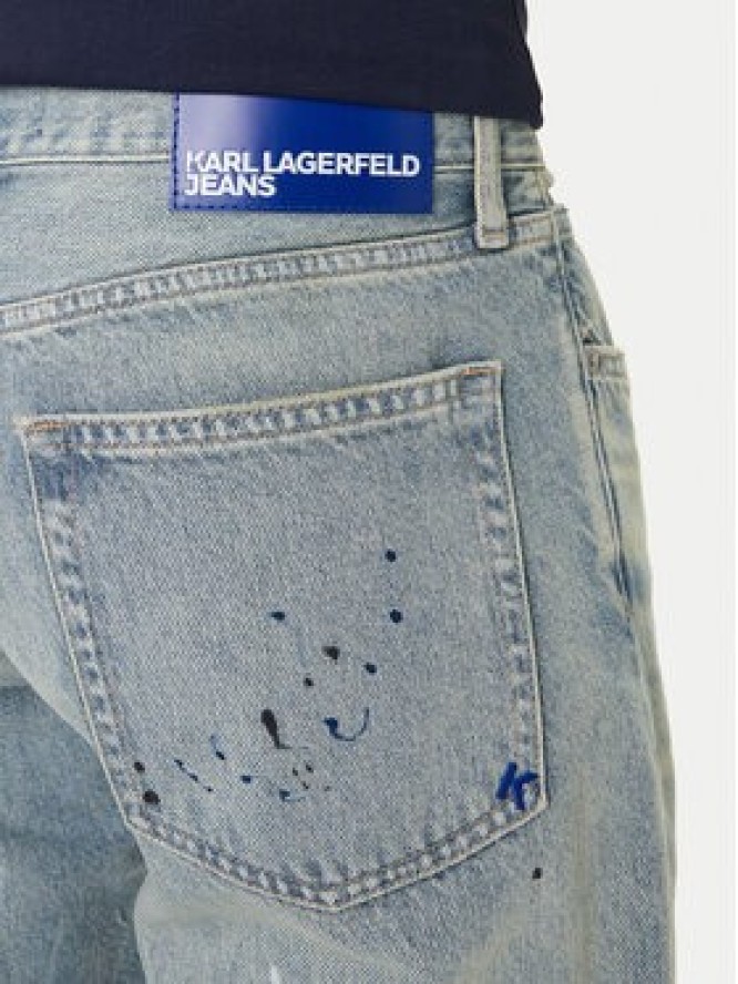 Karl Lagerfeld Jeans Jeansy B1M10054 Niebieski Tapered Fit
