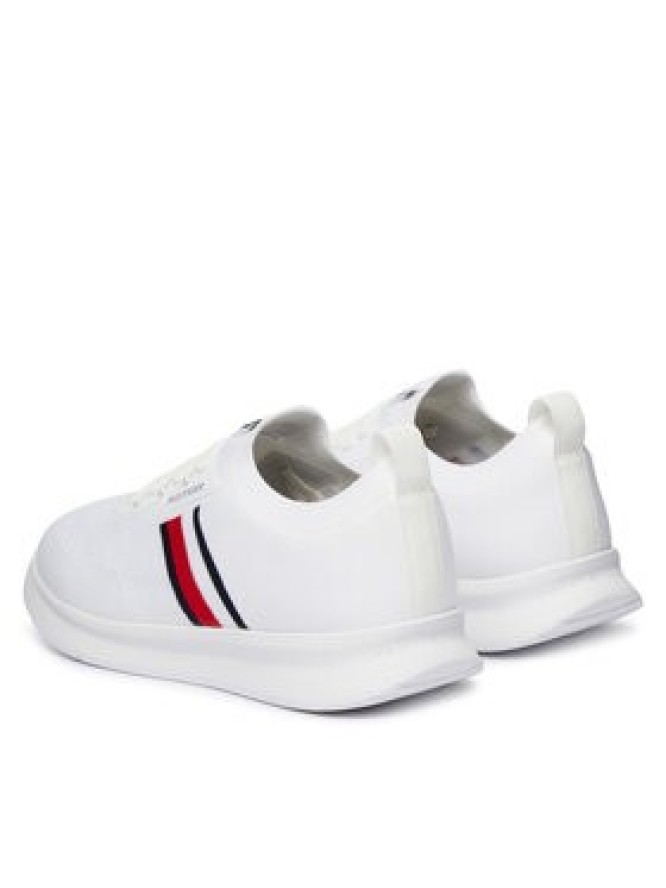 Tommy Hilfiger Sneakersy Lightweight Knitted Runner FM0FM05756 Biały