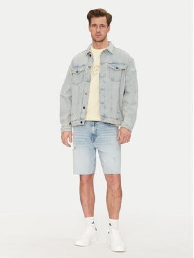 Guess Szorty jeansowe M5GDV2 D4Z84 Niebieski Slim Fit