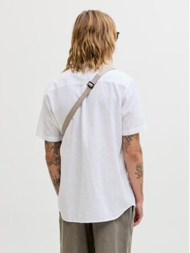 Jack & Jones Koszula Summer 12289160 Biały Regular Fit