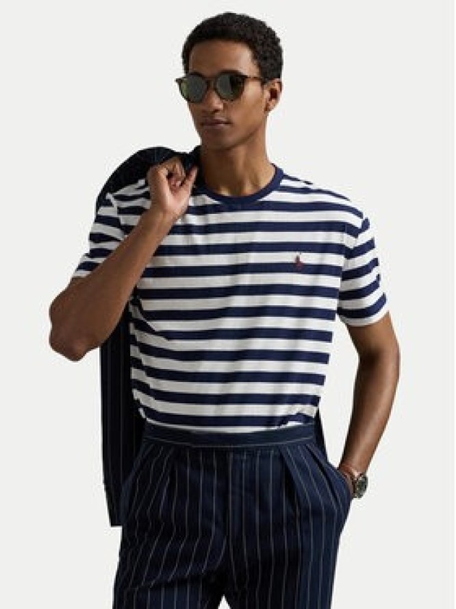 Polo Ralph Lauren T-Shirt 710803479030 Biały Custom Slim Fit