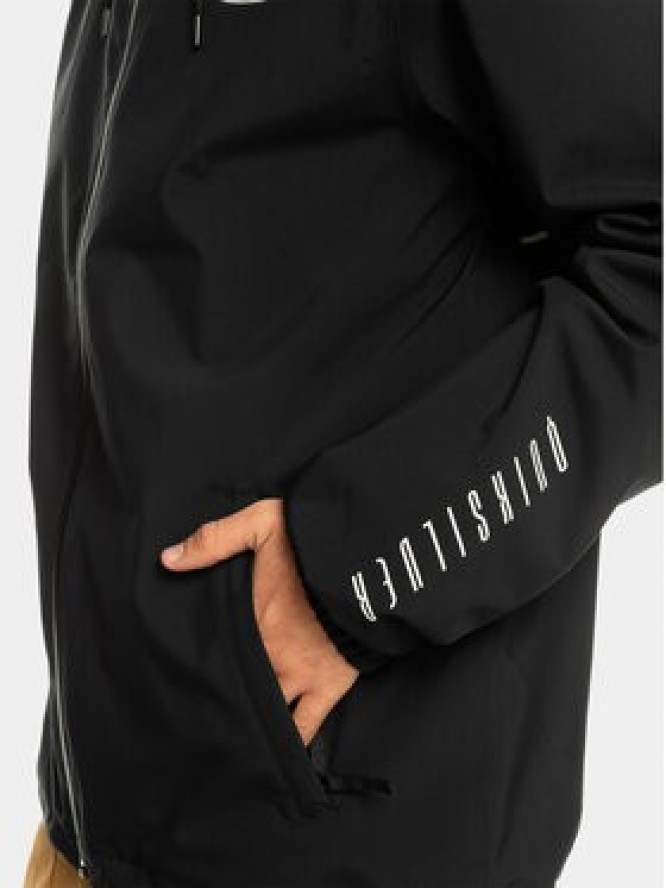 Quiksilver Kurtka outdoor High In Th Hood EQYTJ03436 Czarny Regular Fit