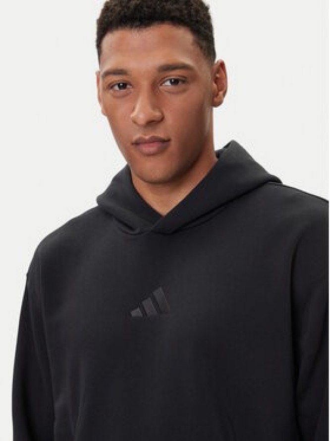 adidas Bluza ALL SZN Fleece IX1253 Czarny Loose Fit