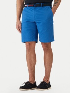 Tommy Hilfiger Komplet szorty i pasek Denton MW0MW42349 Niebieski Slim Fit