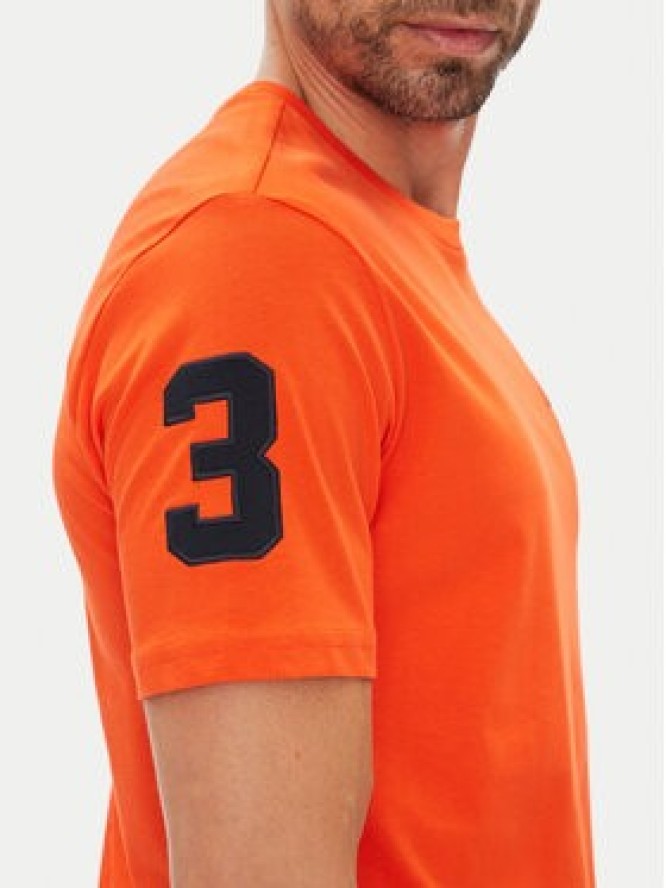 U.S. Polo Assn. T-Shirt MUP3311 Pomarańczowy Slim Fit