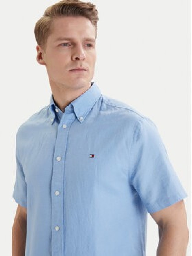 Tommy Hilfiger Koszula MW0MW42450 Niebieski Regular Fit