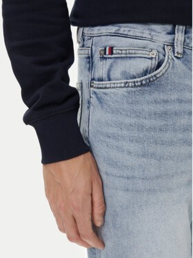 Tommy Hilfiger Jeansy Denton MW0MW39651 Niebieski Straight Fit