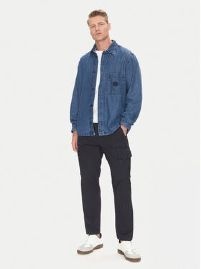 BOSS Koszula jeansowa Laredo 50544660 Granatowy Regular Fit