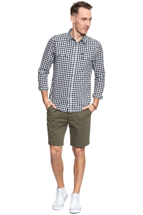 SPODENKI LEE DRAWSTRING SHORT IVY GREEN L73ULV06 112120802