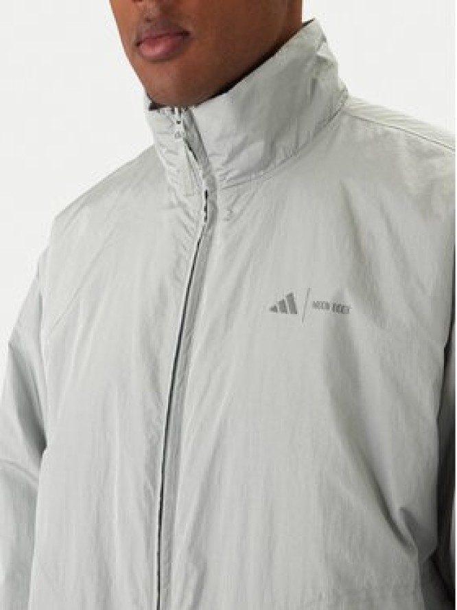 adidas Kurtka przejściowa Moon Boot JM8923 Szary Loose Fit