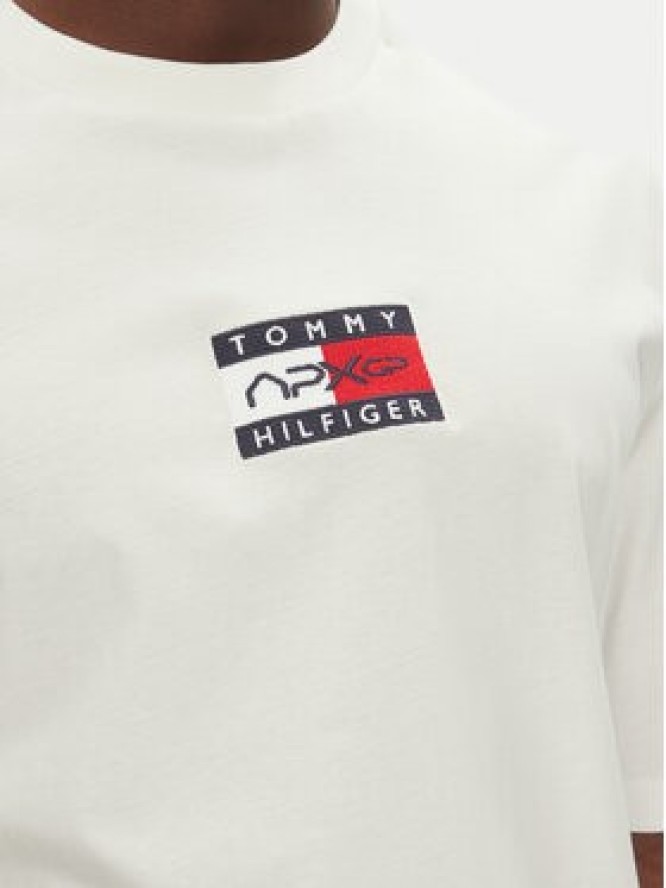 Tommy Hilfiger T-Shirt F1 Movie MW0MW41391 Biały Regular Fit
