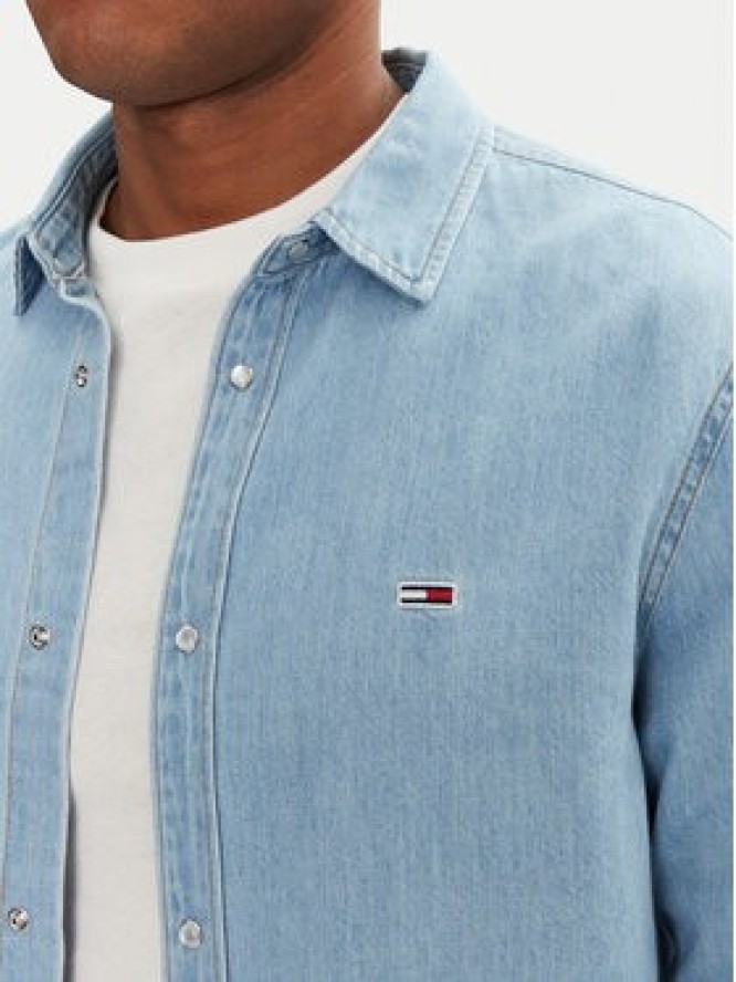 Tommy Jeans Koszula jeansowa DM0DM21146 Niebieski Regular Fit