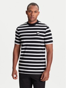 KARL LAGERFELD T-Shirt 755022 553231 Czarny Regular Fit