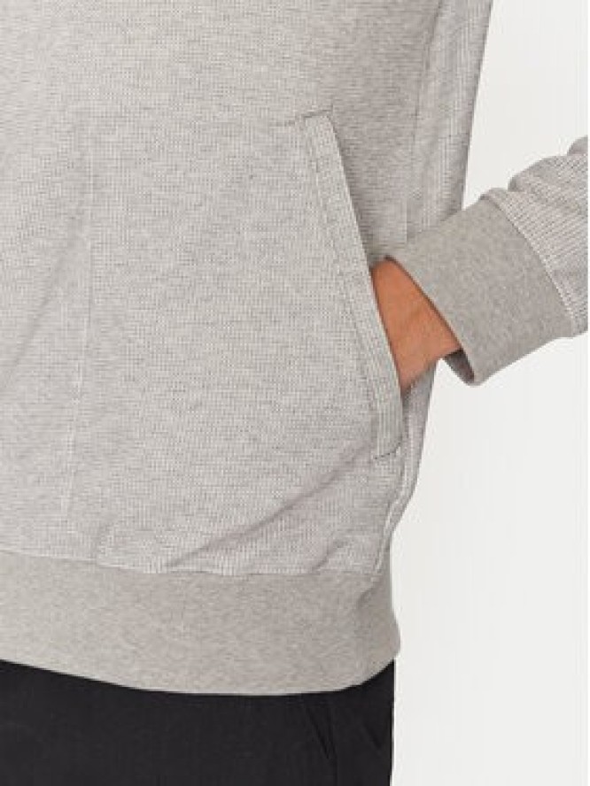 adidas Bluza Trefoil Essentials Waffle JD2447 Szary Regular Fit