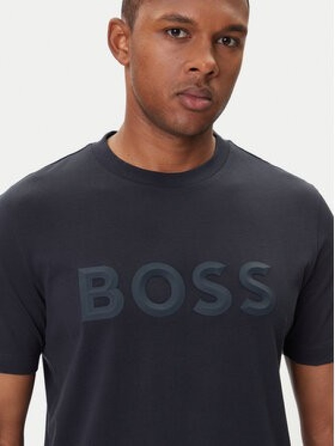 BOSS T-Shirt Iconic Zone 50548411 Granatowy Regular Fit