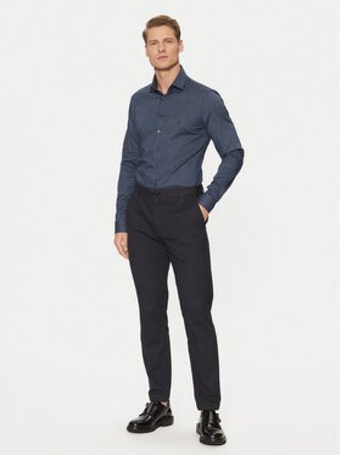 Calvin Klein Koszula K10K113844 Granatowy Slim Fit